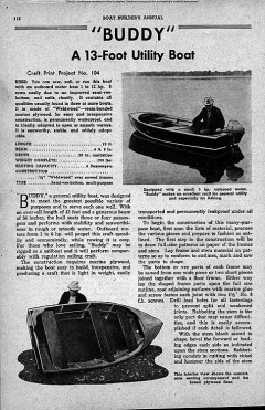 5 Utility Boat Plans model airplane plan