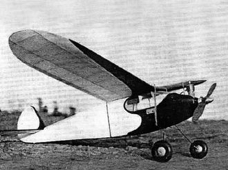 Air Trails Sportster model airplane plan