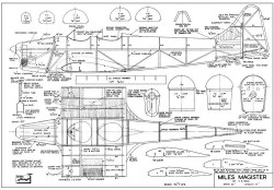 Miles M.14 Magister model airplane plan