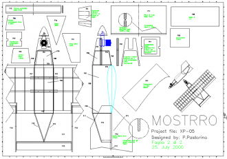Mostro model airplane plan