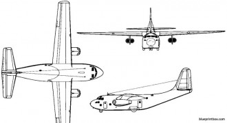 chase xcg 20a 1951 usa model airplane plan