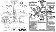 Waco D Pursuit model airplane plan