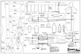 Cassut and Bonzo 34in model airplane plan