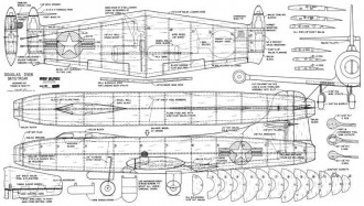 Douglass D558 Skystreak model airplane plan