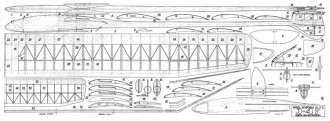 J-47 model airplane plan