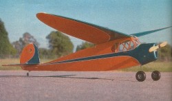 1938 Comet Clipper model airplane plan