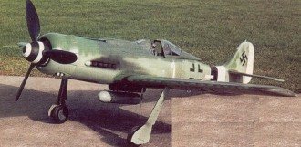 Focke Wulf 190D-9 model airplane plan