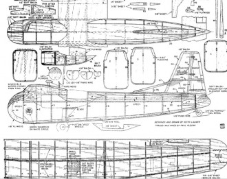bristol 170 type 31 super freighter model airplane plan