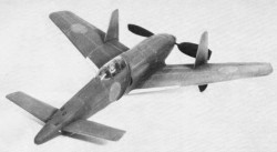 Shinden model airplane plan