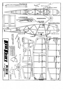 Pixie model airplane plan