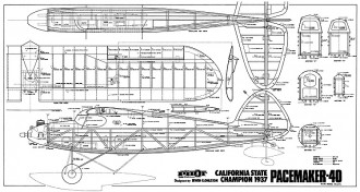 Pacemaker 40 model airplane plan