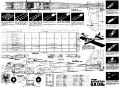 Q.B. 15H II model airplane plan