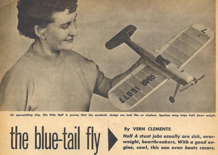 Blue Tail model airplane plan