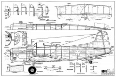 Martin AM-1 Mauler RCM-217 model airplane plan