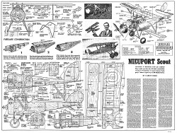 Nieuport Scout Cal Smith model airplane plan