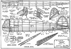 Pacer B MAN-1941 model airplane plan
