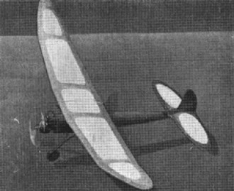 Sailplane model airplane plan