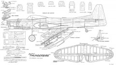 Veco Thunderbird II model airplane plan