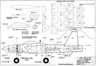 F-14 Foamcat model airplane plan