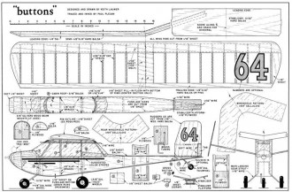 Buttons-MAN 08-60 model airplane plan