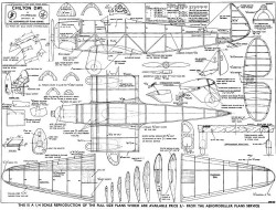Chilton DW1 model airplane plan
