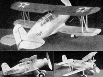 Curtiss SOC-1 Navy Scout model airplane plan