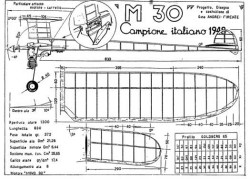 M 30 model airplane plan