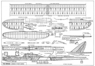 Mirage model airplane plan