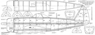 P-47D Thunderbolt model airplane plan