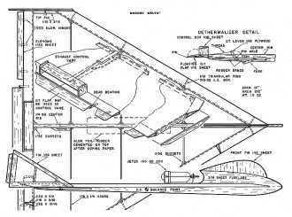Rocket Delta model airplane plan
