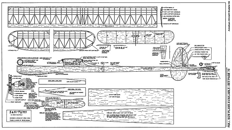 Sakitumi-AAM-09-71 model airplane plan