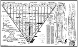 Skydelta model airplane plan