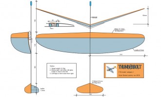 Thunderbolt model airplane plan