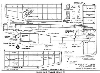 Apache model airplane plan